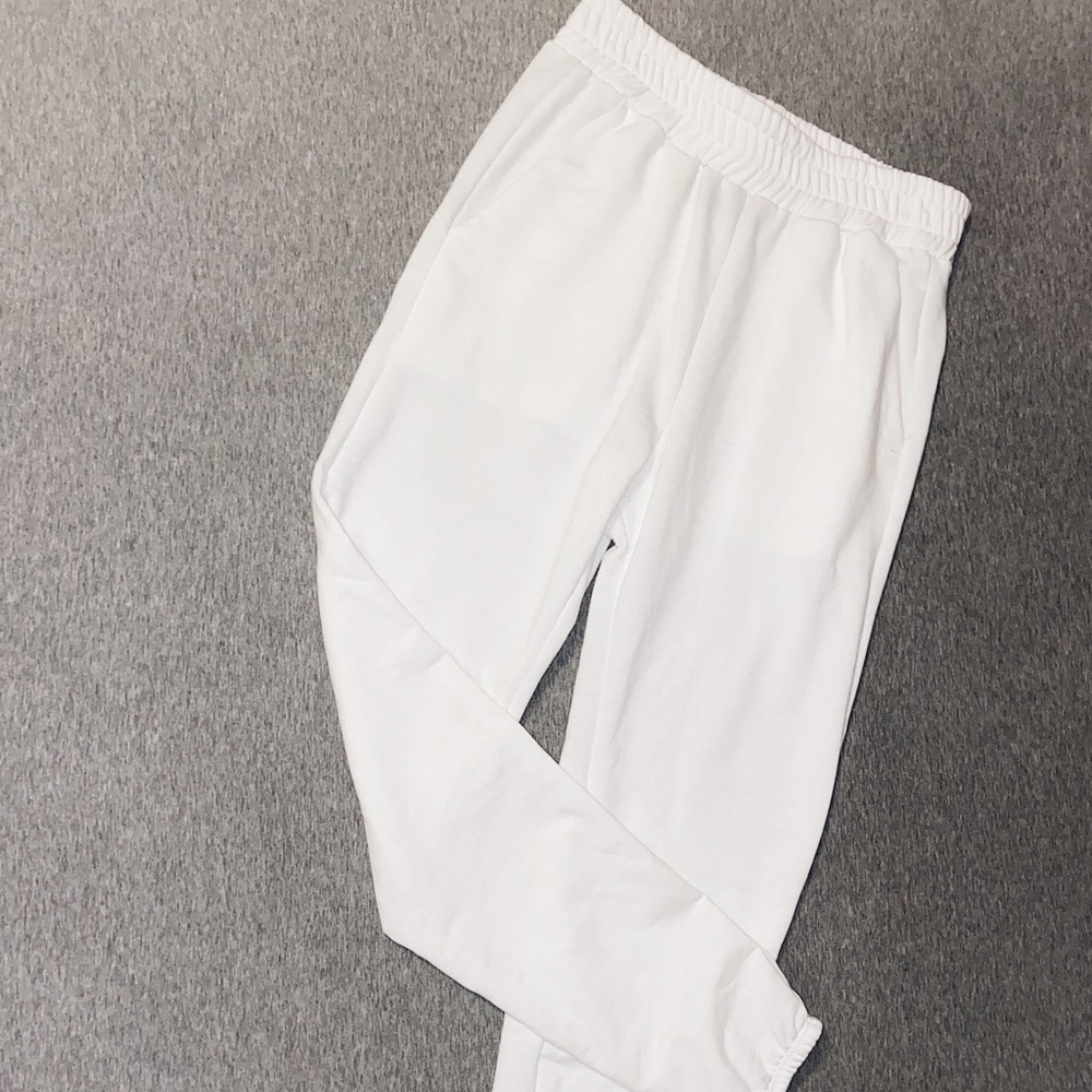 White Joggers